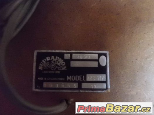 Dvě pěkné dřevěné Reprobedny SUPRAPHON model- ARS 717 – fotografie 3