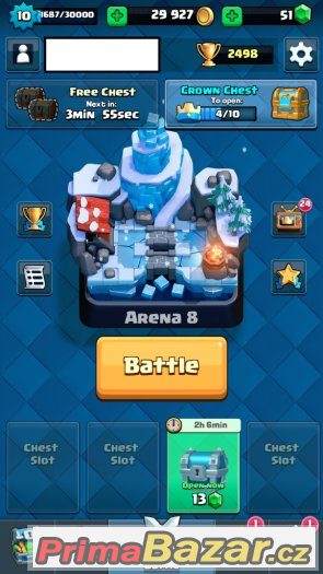 Clash Royale Učet s dvoumi legendarkami – fotografie 1