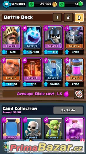 Clash Royale Učet s dvoumi legendarkami – fotografie 2
