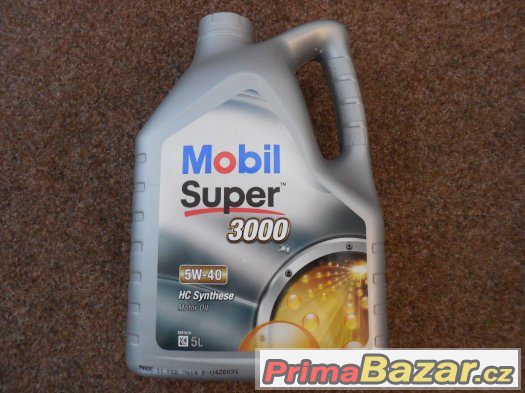 MOBIL 5W40 5L - motorový olej - ORIGINÁL BALENÍ – fotografie 2