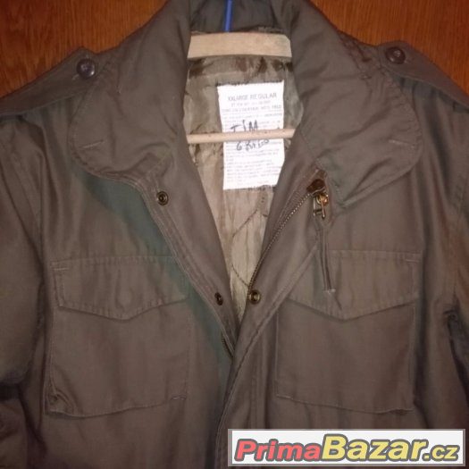 Vojenskou bundu typ u.s. army ,,parka,, M65 – fotografie 1