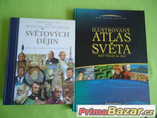 Atlas světa a Rodinná encyklopedie světových dějin – fotografie 1