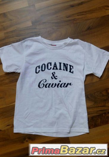 Tričko Cocaine a Caviar – fotografie 1