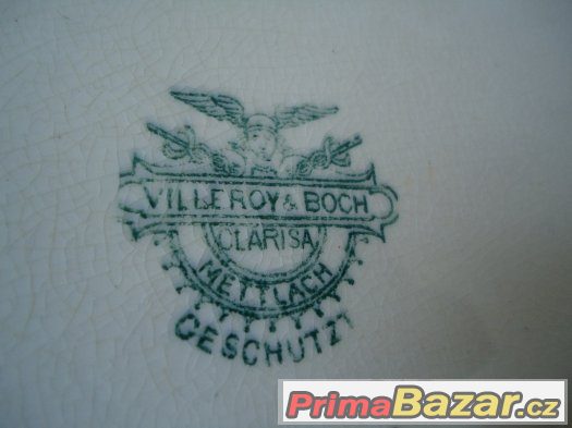 Villeroy a Boch oválná starožitná miska – fotografie 3