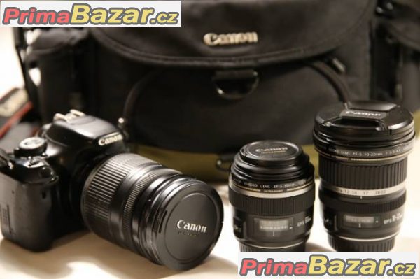 Canon EOS 600D se sadou objektivů Canon – fotografie 1