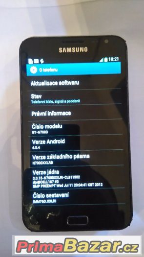 Samsung galaxy note GT-N7000 – fotografie 1
