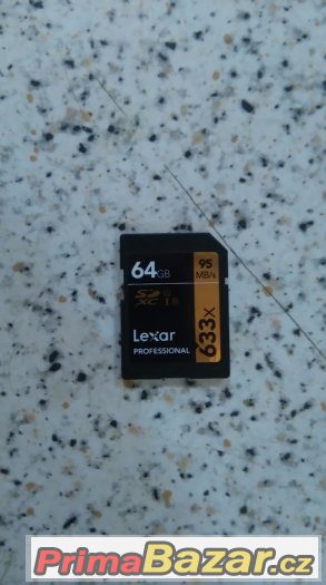 SD Karta Lexar 633X Professional 64GB – fotografie 1