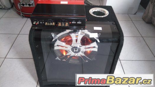 Prodám Aktivní subwoofer Honda +zesilovač 600W – fotografie 1