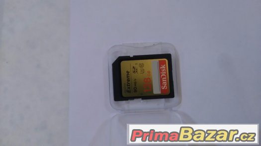 SD karta ScanDisk Extreme 128GB SD XC I – fotografie 1