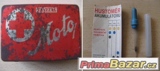 Stará motolékárnička, autolákárnička, hustoměr – fotografie 1