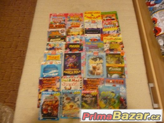 dětská DVD cca 200 ks dohromady za 400,- Kč – fotografie 4