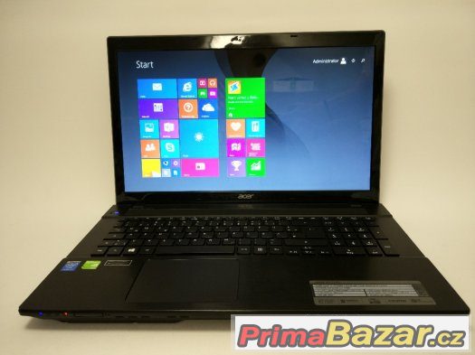 VÝKONNÉ DĚLO ACER V3-772G i7-4702MQ 3,2GHz NVIDIA GT 750M 8G – fotografie 1