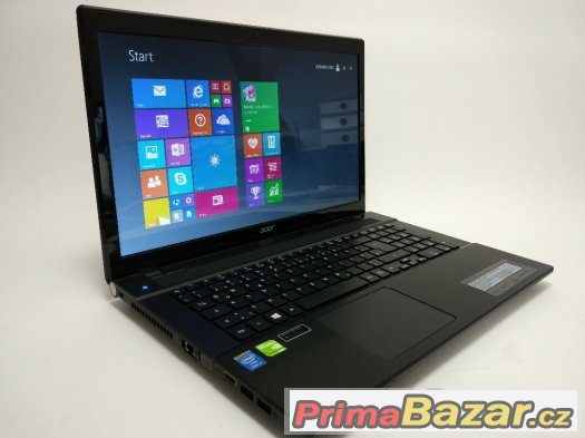 VÝKONNÉ DĚLO ACER V3-772G i7-4702MQ 3,2GHz NVIDIA GT 750M 8G – fotografie 2