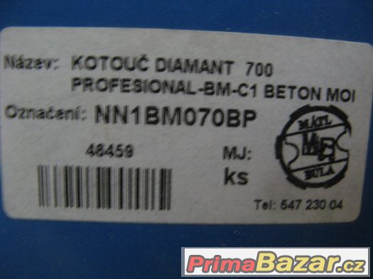 kotouč 700mm – fotografie 2