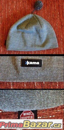 čepice Kama, merino s Windstopper - vel UNI – fotografie 1