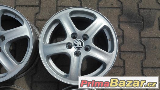 Alu kola 5x100 R15 - Škoda Octavia I, Fabia I, VW Golf IV – fotografie 4
