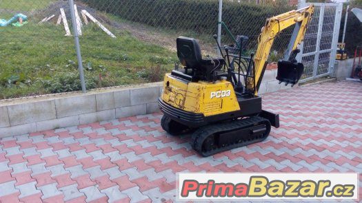 MINIBAGR KOMATSU PC-03 800KG – fotografie 2