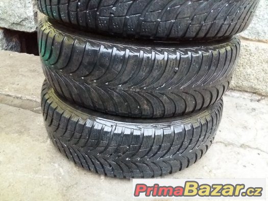 Plechové disky 4x100 + zimní pneu 175/65/14 – fotografie 2