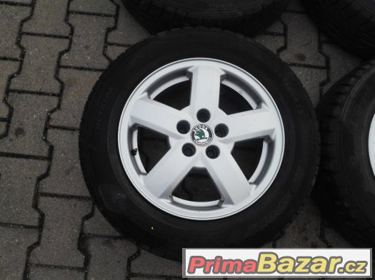 Alu kola 5x100 R15 - Škoda Octavia I, Fabia I, VW Golf IV – fotografie 3