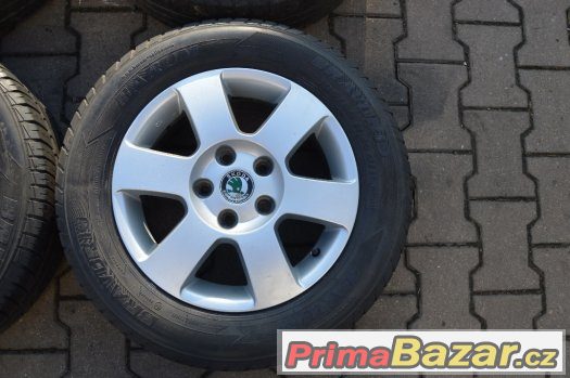 Alu kola 5x112 R15 ORION - Škoda Octavia II, VW Touran – fotografie 4