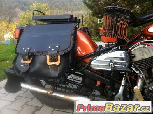 Prodám nosič i s brašnama na Harley Davidson WLC/WLA – fotografie 1