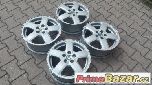 Alu kola 5x100 R15 - Škoda Octavia I, Fabia I, VW Golf IV – fotografie 1