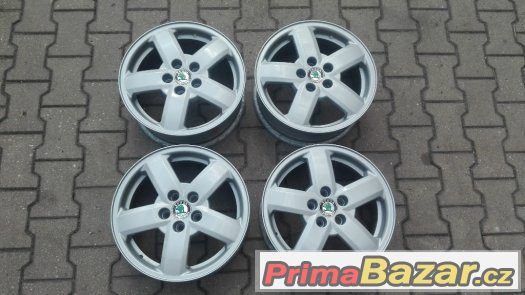 Alu kola 5x100 R15 - Škoda Octavia I, Fabia I, VW Golf IV – fotografie 2