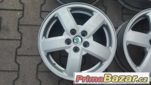 Alu kola 5x100 R15 - Škoda Octavia I, Fabia I, VW Golf IV – fotografie 3