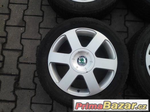 Alu kola 5x112 R16 VEGA - Škoda Octavia II, VW Touran – fotografie 3