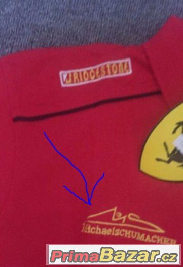 tričko Ferrari Michael Schumacher doprava zdarma – fotografie 3