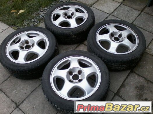 Alu kola s pneu 4x100 15" VW,Seat,Opel – fotografie 1