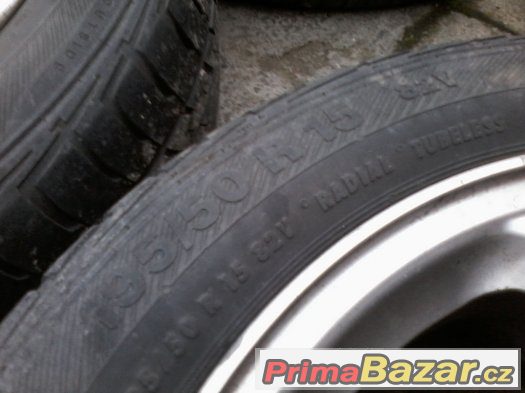 Alu kola s pneu 4x100 15" VW,Seat,Opel – fotografie 3