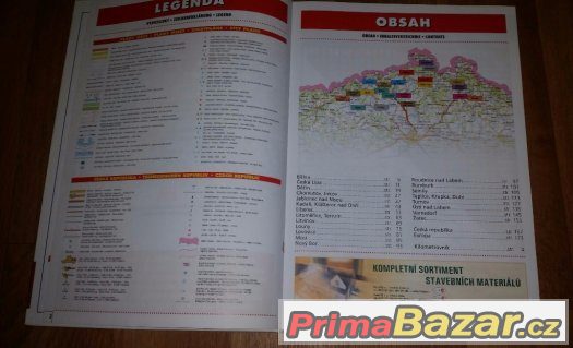 Prodám Knihu Atlas měst kraj Liberecký a Ustecký – fotografie 3