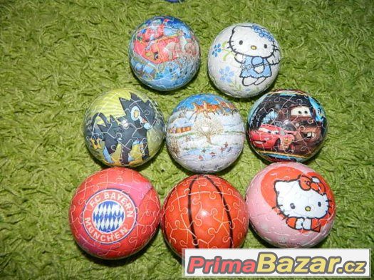PUZZLE BALL vánoce, Hello Kitty, Pokémon, Cars ... – fotografie 2