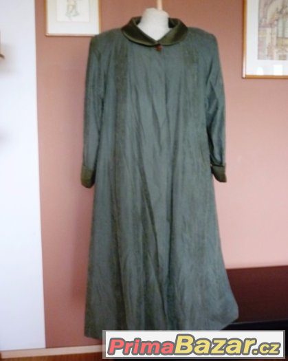 Extra velký dámský jarní dlouhý kabát, vel. 56-58 (XXXXXL) – fotografie 1