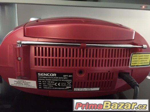 Radiomagnetofon Sencor SPT 401 - SUPER STAV – fotografie 2
