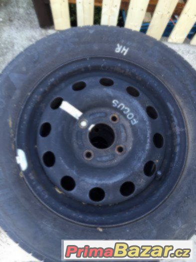 PRODÁM OBUTOU LETNÍ SADU NA FORD 4x108 S PNEU 185/65/14" – fotografie 2