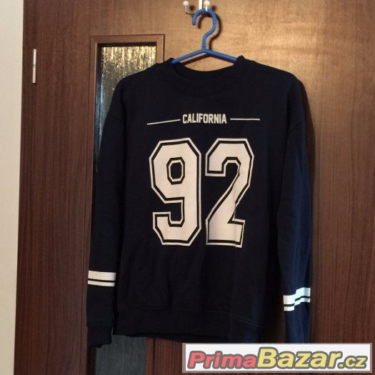 Mikina PULL & BEAR, vel. M, tm. modrá – fotografie 1