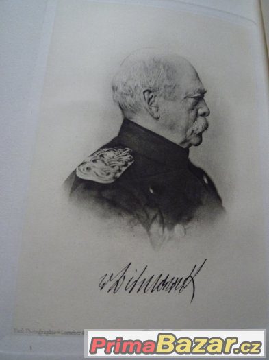 Bismarck Německá říše. 1893 3 díly a obr. Bismarcka – fotografie 4
