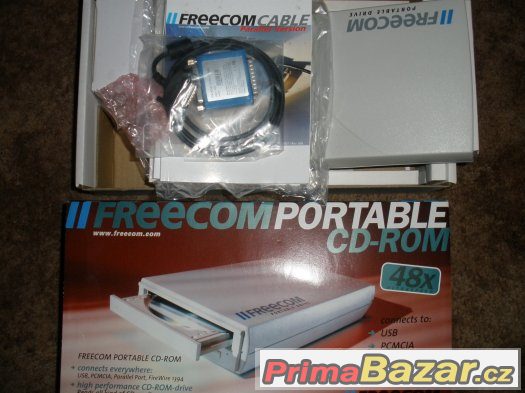 Externí CDRom mechanika 48x paralelní na kabel pro starší PC – fotografie 1