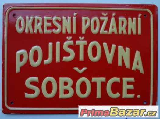Tabulka pojišťovny v Sobotce – fotografie 1