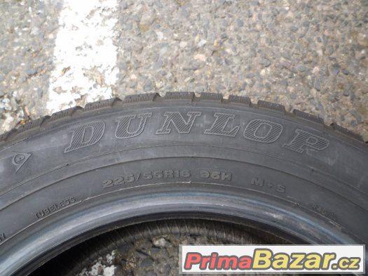 Dunlop 225/55 R16 95H M+S 4x  super zimní gumy – fotografie 3