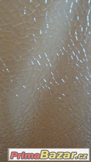 Náhradní plasticky vzorované-tónované sklo do dveří-1 ks – fotografie 3