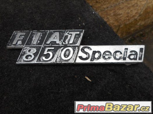 Prodám nápis FIAT 850 Speciál – fotografie 1