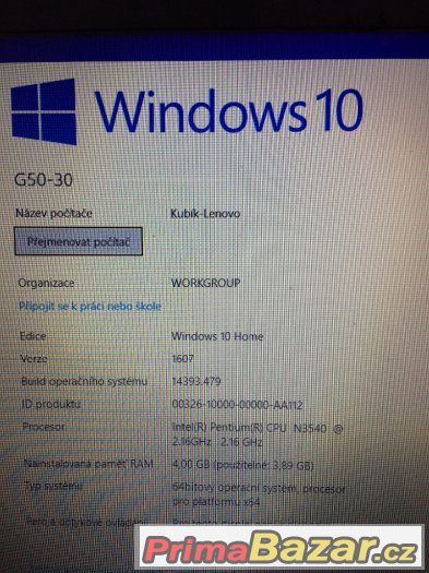 Lenovo G50-30 – fotografie 3