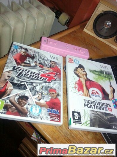 prodám ovladač na nintendo wii a hry – fotografie 1