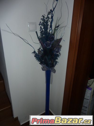 Prodám modrou vázu, výška 80cm – fotografie 2