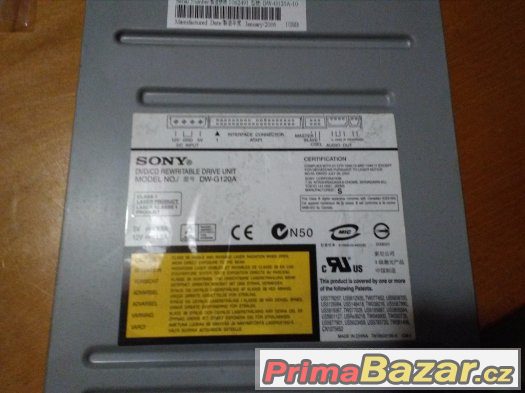 Prodám Sony DVD mechaniku – fotografie 2