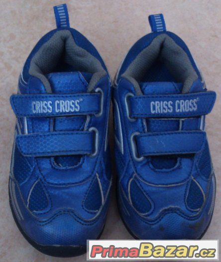 Chlapecké botasky, tenisky, Criss Cross, vel.27-28 – fotografie 1