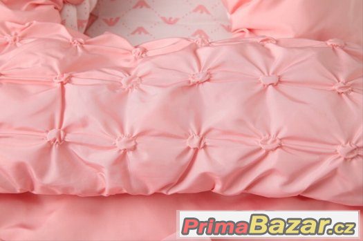 Zimní růžový  fusak Armani Baby. – fotografie 3